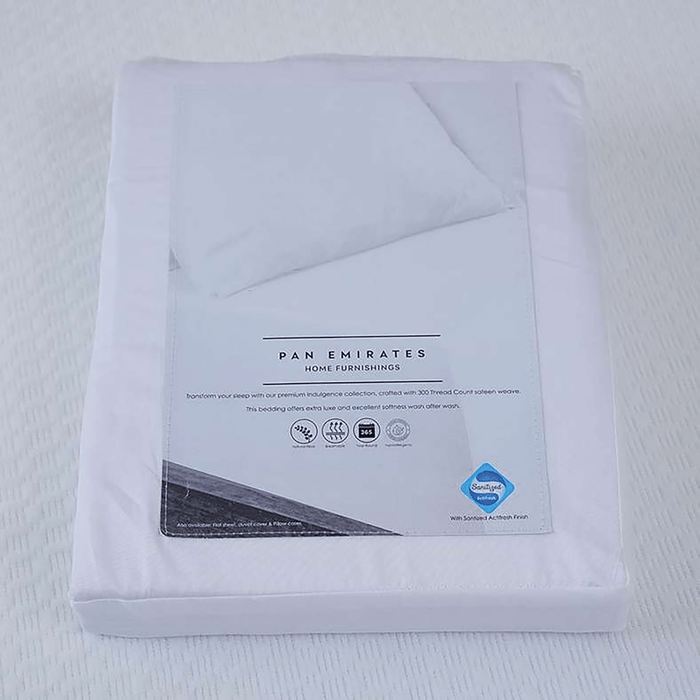 Indulgence Fitted Sheet 200X200+33cm-White