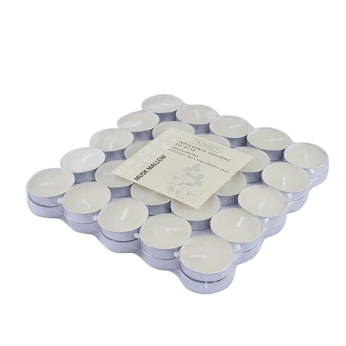 Indulgence Musk Mallow 50 - Piece Tealight Candle - 2.5 Hrs