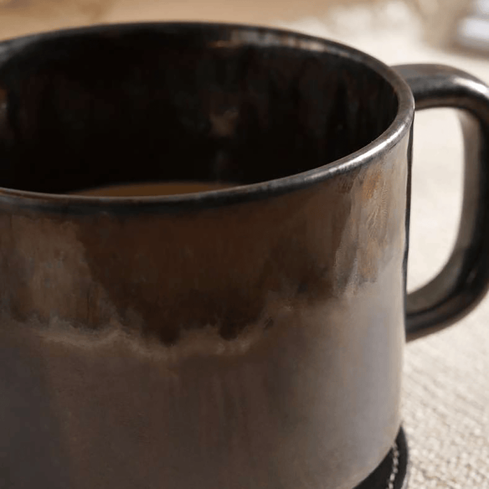 Jovin Reactive Glaze Stoneware Mug 570Ml -Metalic Blue