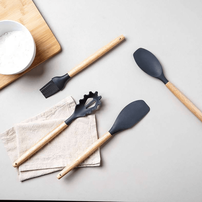 Kiro Silicone Spaghetti Server - Grey