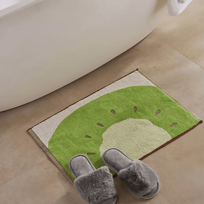 Kiwi Reversible Terry Bathmat - Green