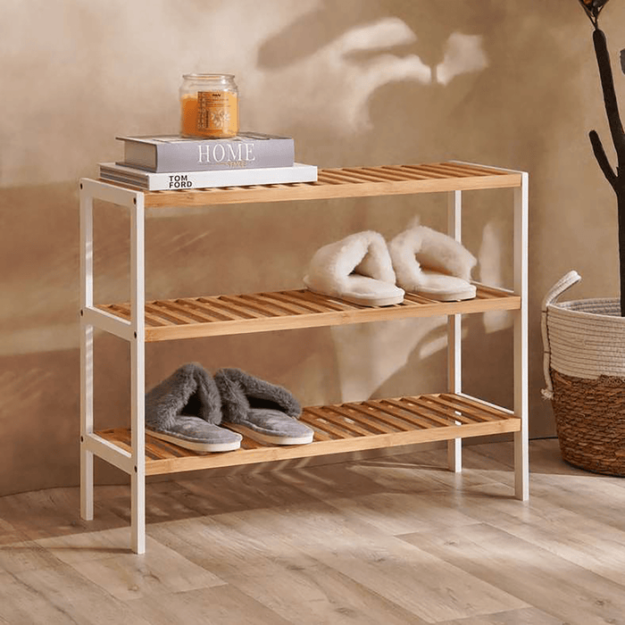 Kohls 3 Tier Bamboo Rack - Natural Pan Home