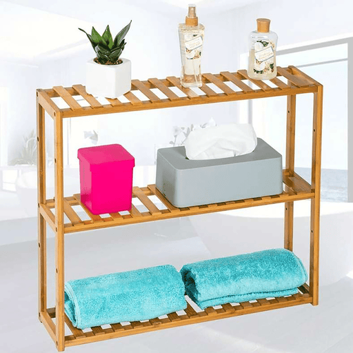 Kohls 3 Tiers Bamboo Rack - Natural Pan Home