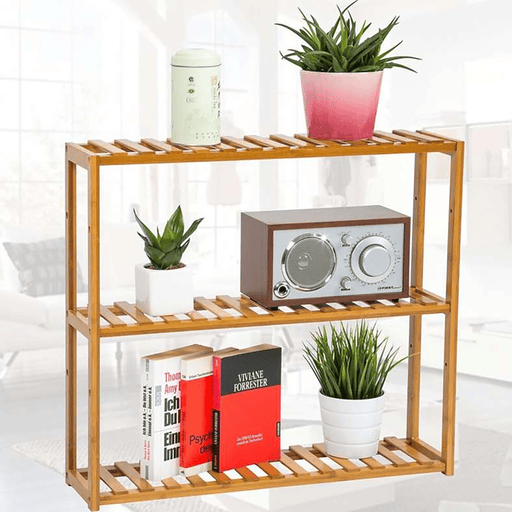 Kohls 3 Tiers Bamboo Rack - Natural Pan Home