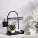 Langly 2-Tier Shower Caddy - Black Pan Home