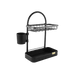 Langly 2-Tier Shower Caddy - Black Pan Home