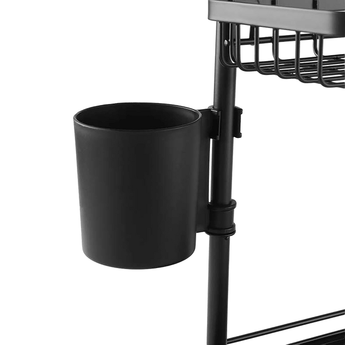 Langly 2-Tier Shower Caddy - Black Pan Home