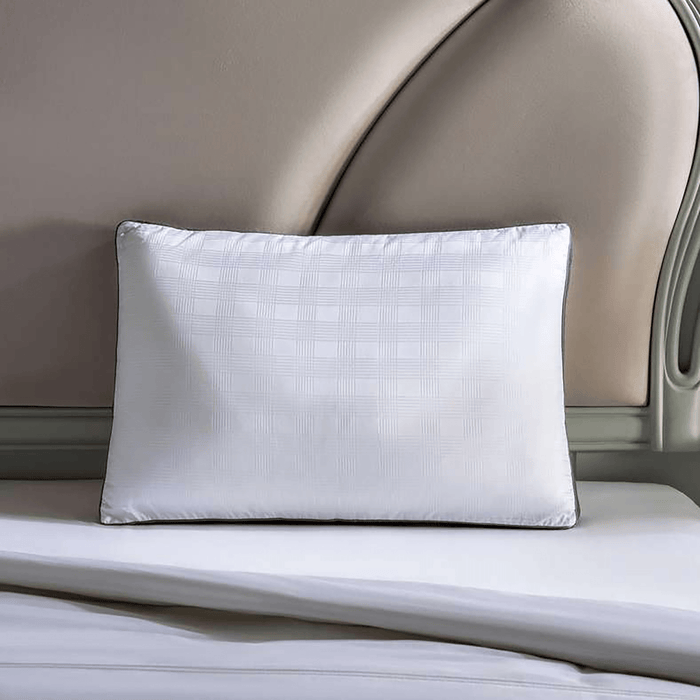 Laurel Cotton Dobby Pillow +5Cm - White