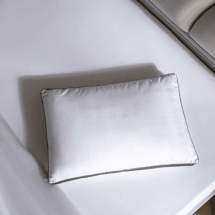 Laurel Cotton Dobby Pillow +5Cm - White