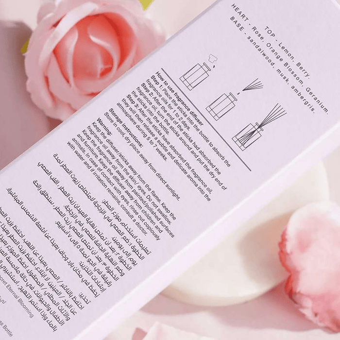 Le Jardin Secret Eternal Blooming Rose Reed Diffuser 100Ml - Pink