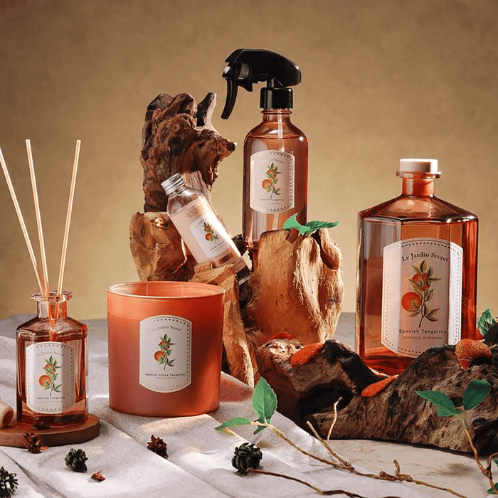 Le Jardin Secret Spanish Tangerine Reed Diffuser 100Ml - Orange Pan Home