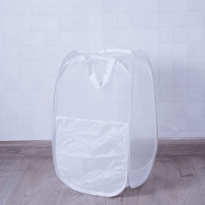 Livia Pop Up Laundry Hamper -White Pan Home