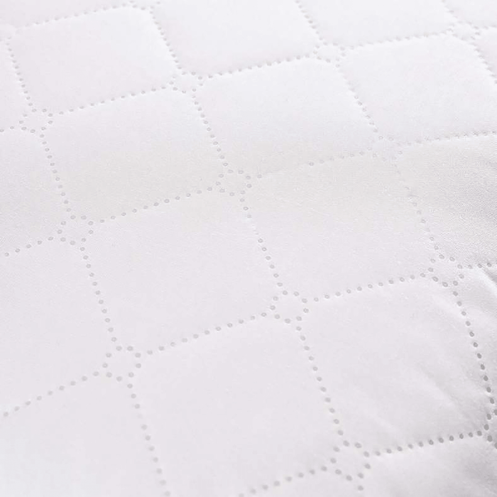 Lucid Ultrasonic Quilted Pillow -White