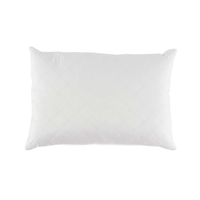 Lucid Ultrasonic Quilted Pillow -White