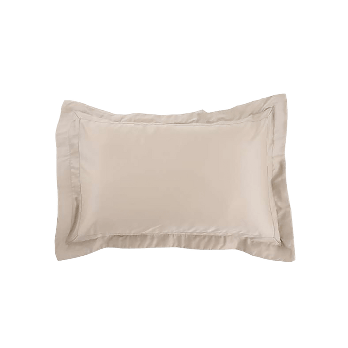 Luxe Cotton Tencel 2-Piece Oxford Pillow Case Set 50X75+5cm - Sand