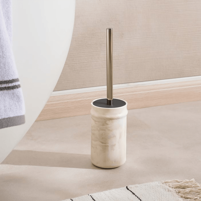 Maris Toilet Brush With Holder - Beige