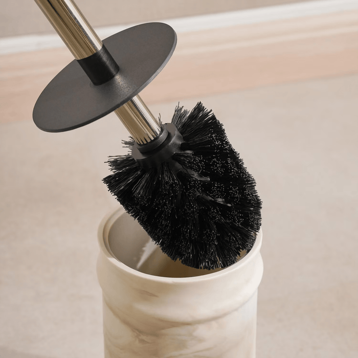 Maris Toilet Brush With Holder - Beige