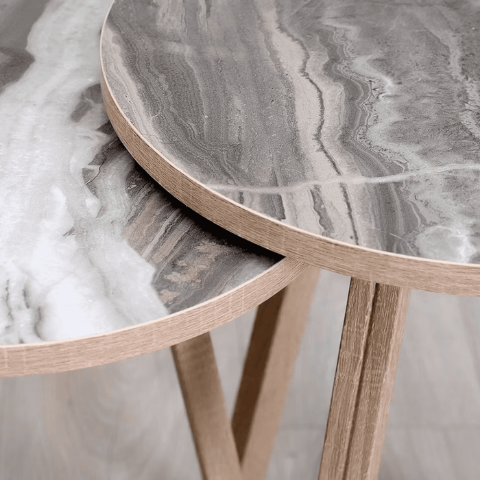 Marnus Nest Of Tables Set Of 3 - Gray