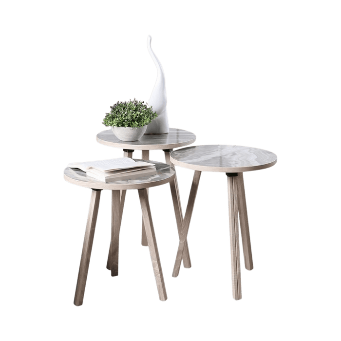 Marnus Nest Of Tables Set Of 3 - Gray