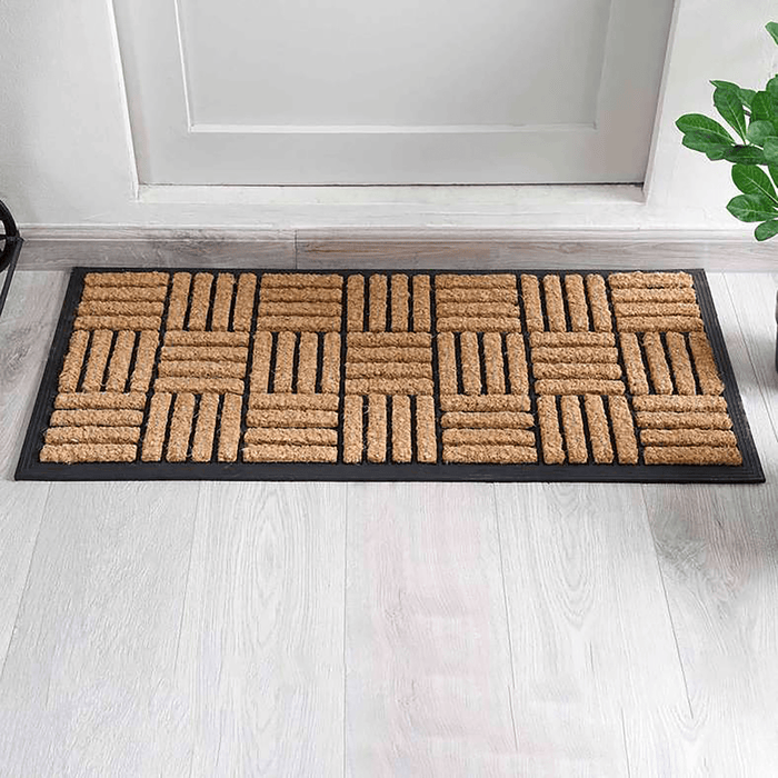 Max Door Mat 45X100cm-Natural/Black