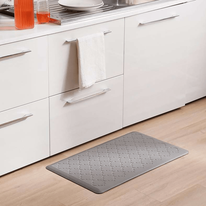 Meegan Anti-Fatigue Pvc Mat - Grey