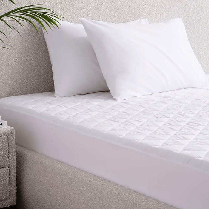 Microfibre Waterproof Mattress Protector White
