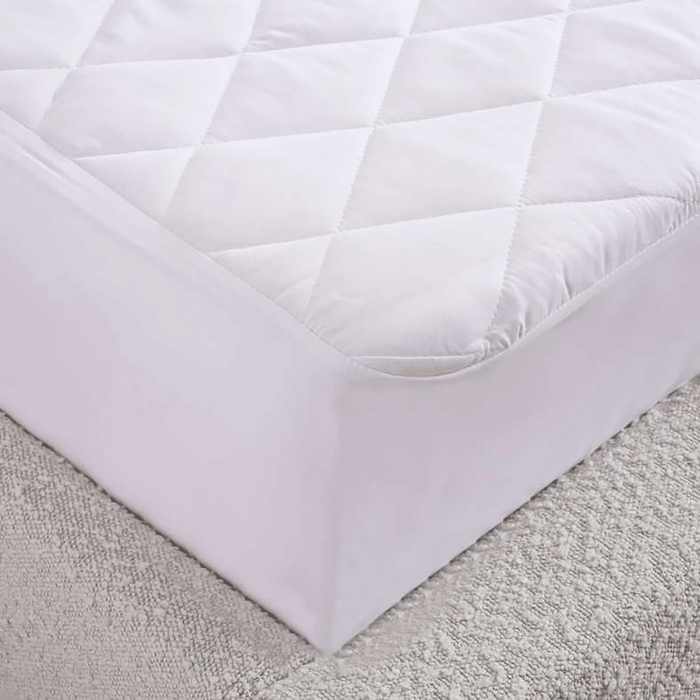 Microfibre Waterproof Mattress Protector White