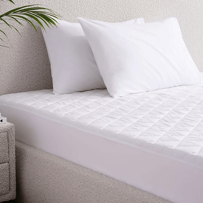 Microfibre Waterproof Mattress Protector 200X200+33cm-White