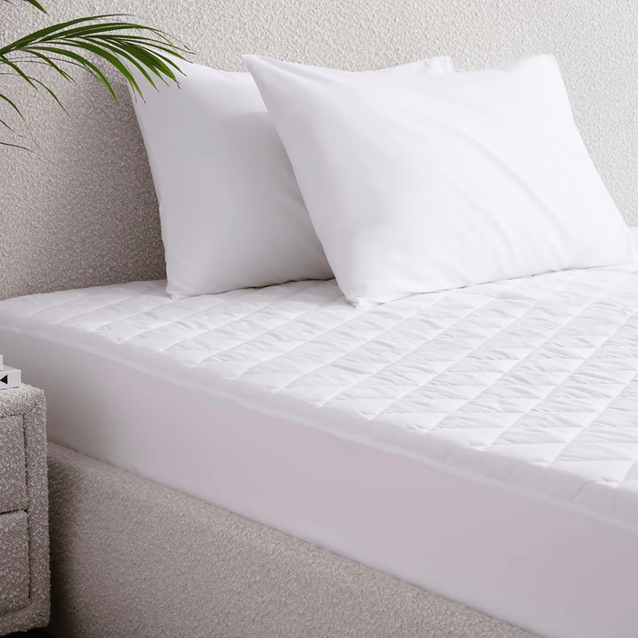 Microfibre Waterproof Mattress Protector 200X200+33cm-White