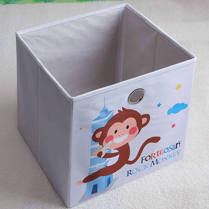 Monkey Storage Box 33X33X33 cm - Beige