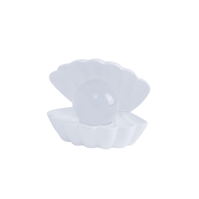 Moss Shell Lamp With Dream Pearl - White