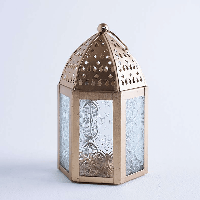 Nadine Lantern - Gold Clear