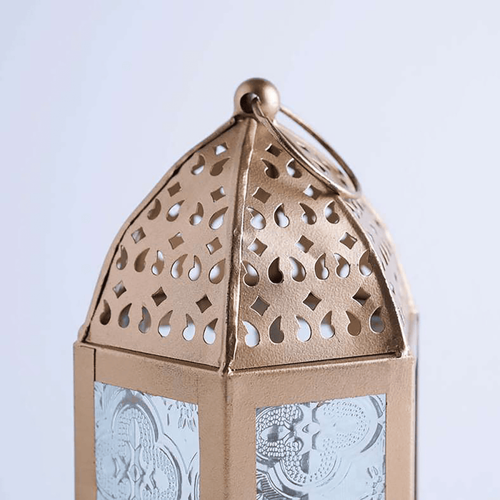 Nadine Lantern - Gold Clear