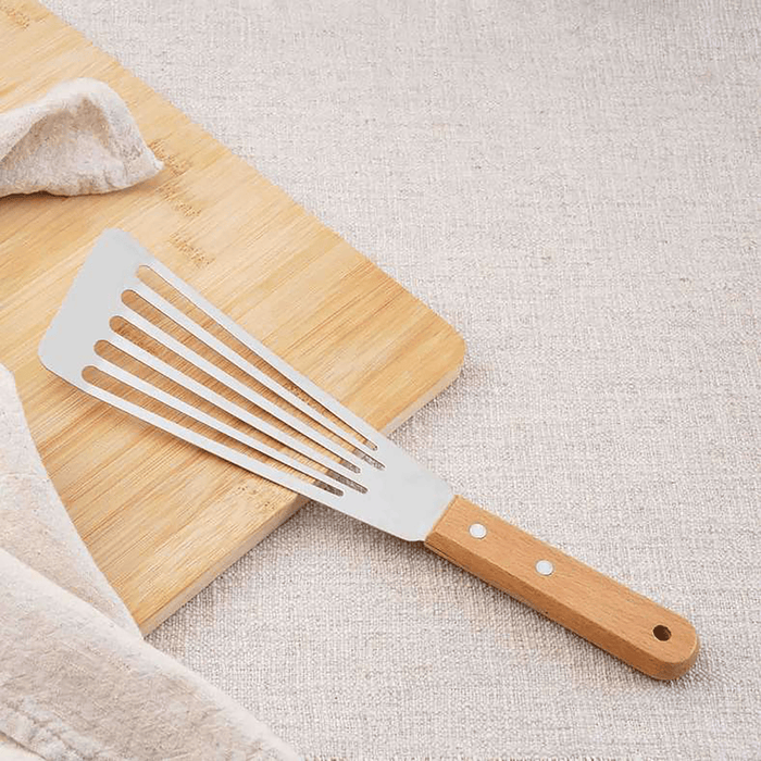 Natura Steak Slotted Turner - Natural