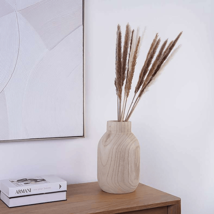 Natural Dried Small Pampas 60cm - Brown And Ivory Pan Home