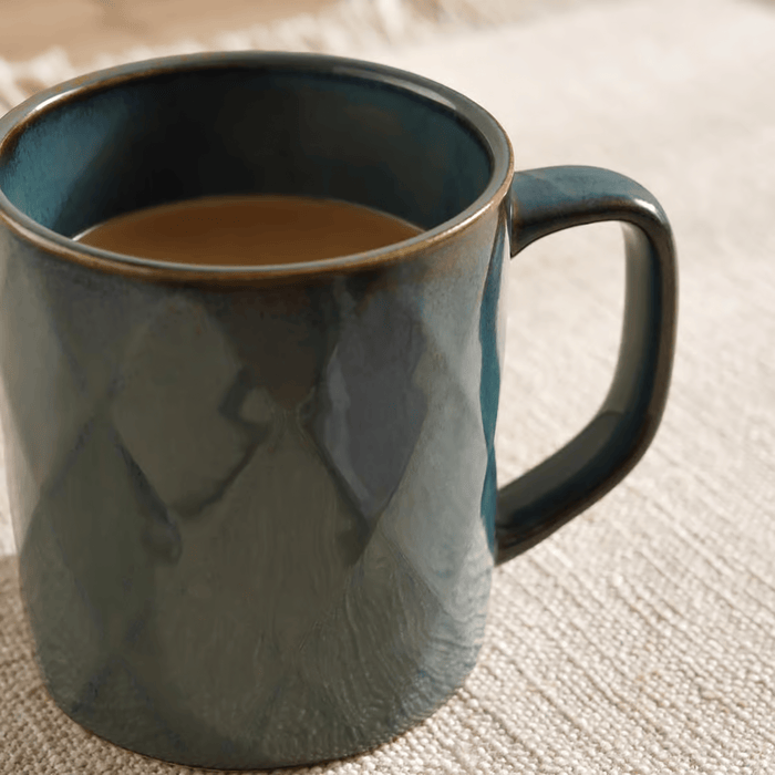 Novato Reactive Glaze Stoneware Mug 340Ml -Blue
