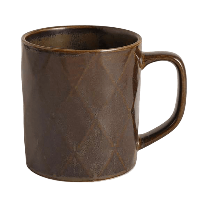 Novato Reactive Glaze Stoneware Mug 340Ml -Dark Brown