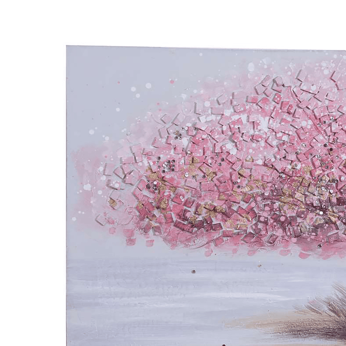 Oak Tree Canvas Art 60X3X120cm-Pink Pan Home