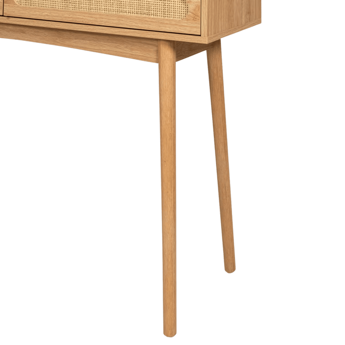 Oaktree Console Table With 2 Drawer Rattan