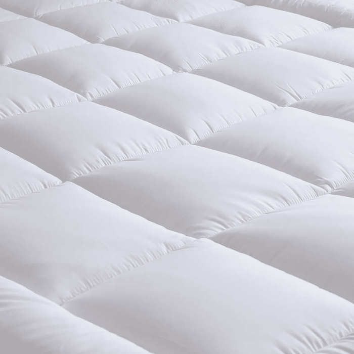 Oren Soft Microfiber Mattress Topper 180X200X6cm - White