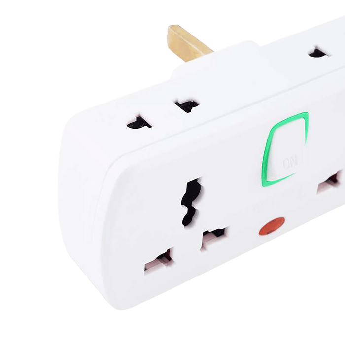Oshtraco 2 Way Universal + X2Pin Socket 6Cm - White