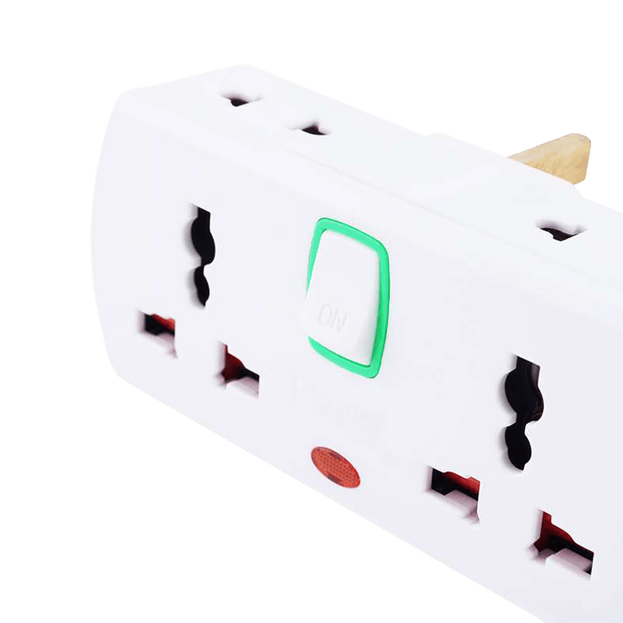 Oshtraco 2 Way Universal + X2Pin Socket 6Cm - White