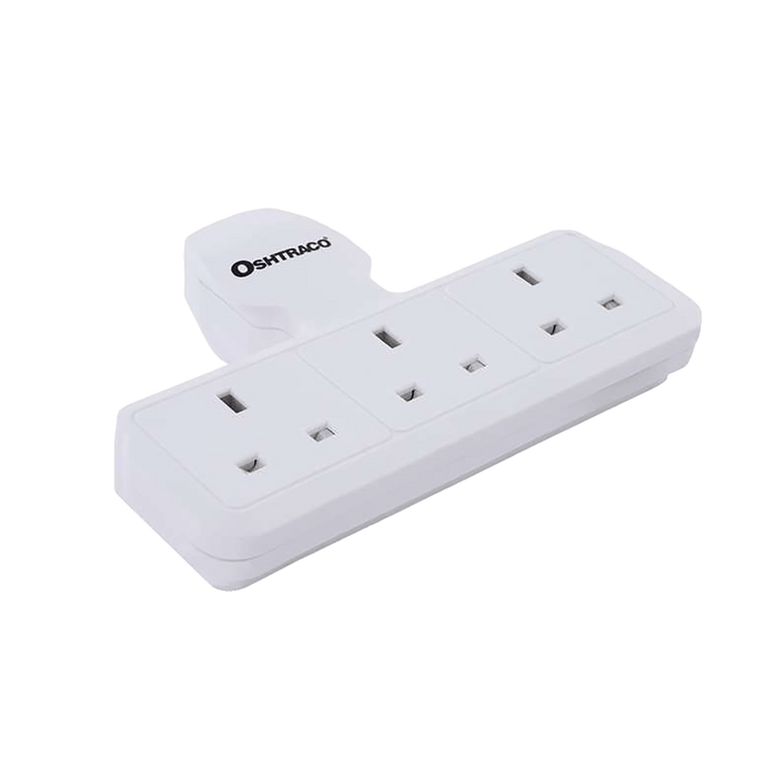 Oshtraco 3Way T-Socket 5Cm - White