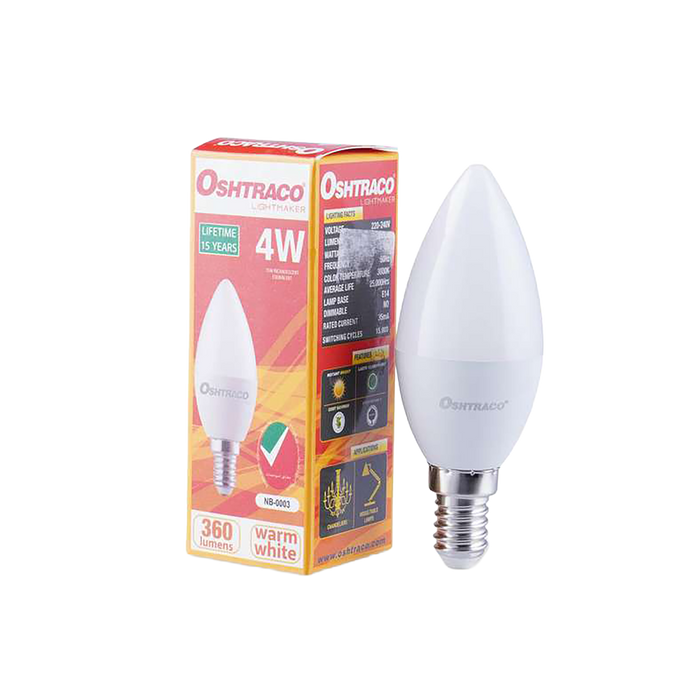 Oshtraco 4W E14 Led Bulb Warm White