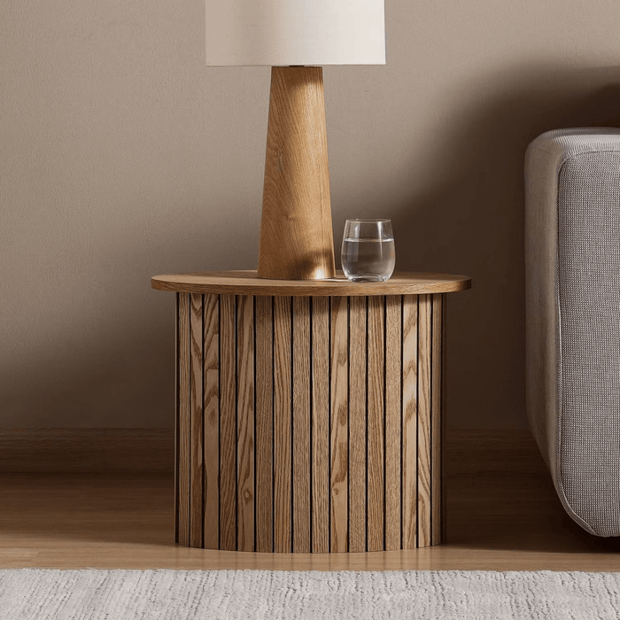 Otto End Table Veneer Oval