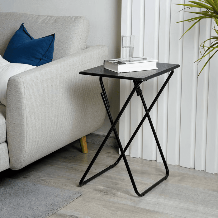 Oynx End Table Foldable - Black