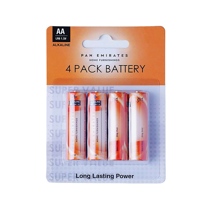 Pan 4-Pieces Alkaline Battery Aa