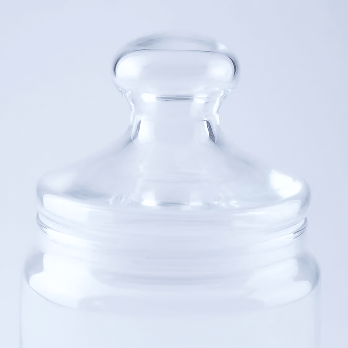 Pot Club Plain Jar 1L W/Lid-Clear