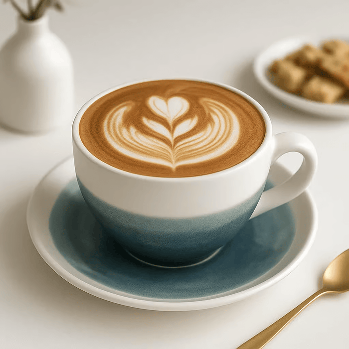Rancel Porcelain Coffee Cup Saucer 150Ml - Greyish Blue