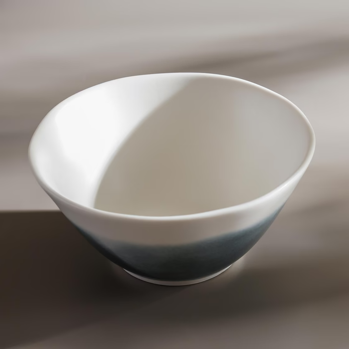 Rancel Porcelain Rice Bowl - Greyish Blue